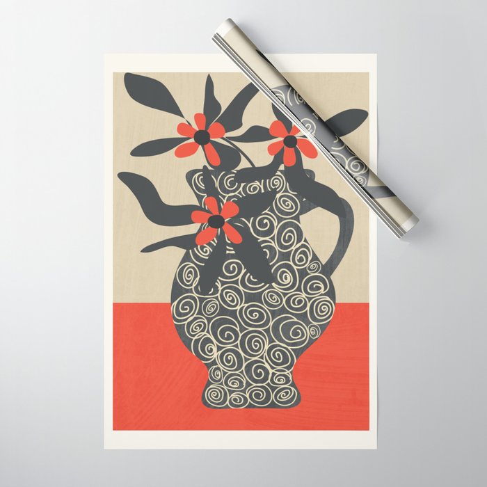 Modern Bloom 3 Wrapping Paper Gallery Image 1