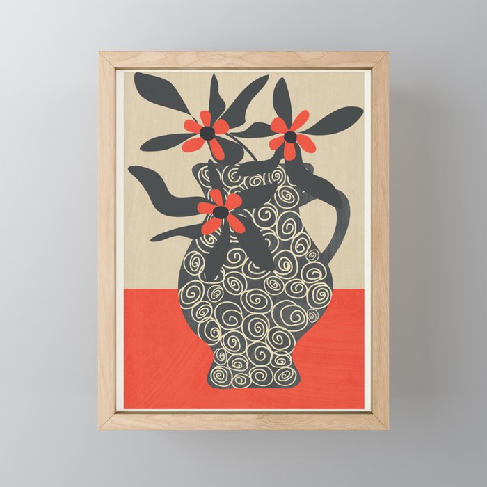 Modern Bloom 3 Mini Art Print Gallery Image 1