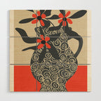Modern Bloom 3 Wood Wall Art Gallery Image 1