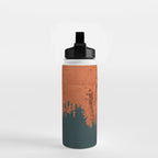 Aesthetic Grunge Copper and Teal Green Rust Water Bottle Gallery Image 2