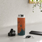 Aesthetic Grunge Copper and Teal Green Rust Water Bottle Gallery Image 4