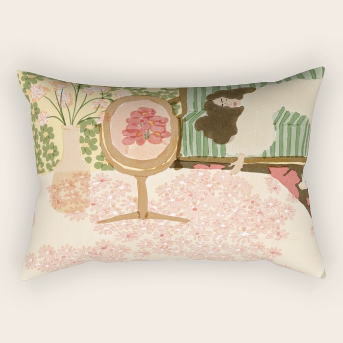 Sleeping Beauty II Rectangular Pillow Gallery Image 1