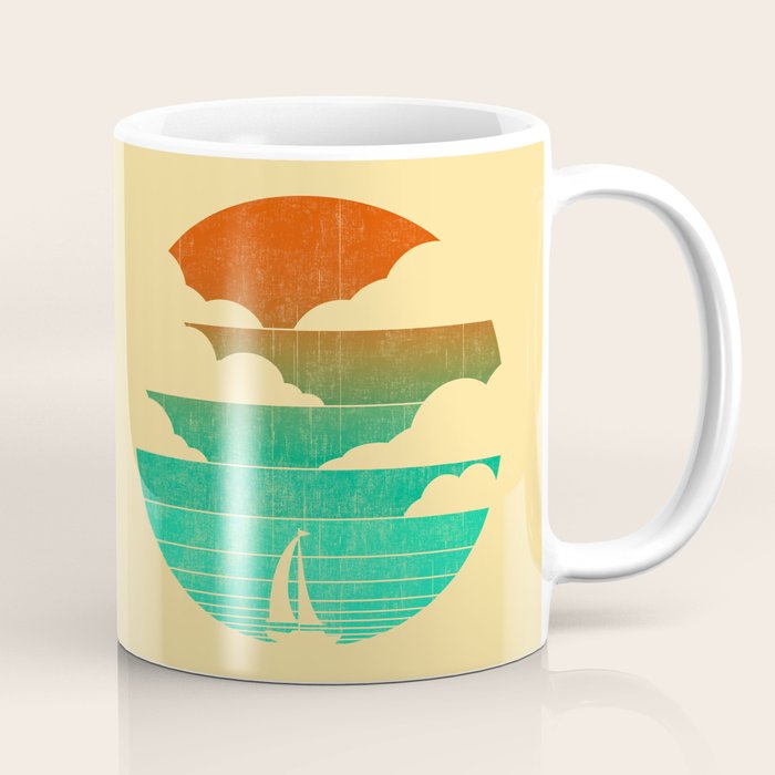 Go West (sail away in my boat) Coffee Mug Gallery Image 1