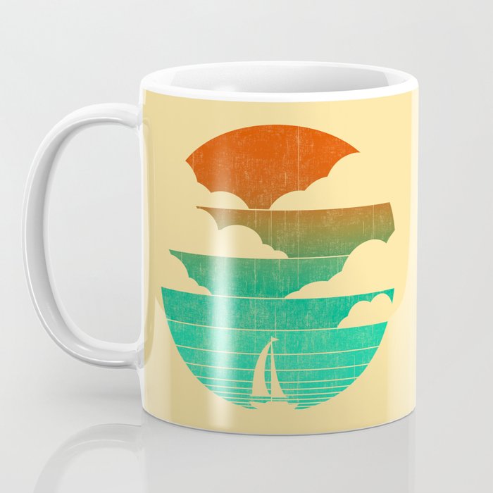 Go West (sail away in my boat) Coffee Mug Gallery Image 3