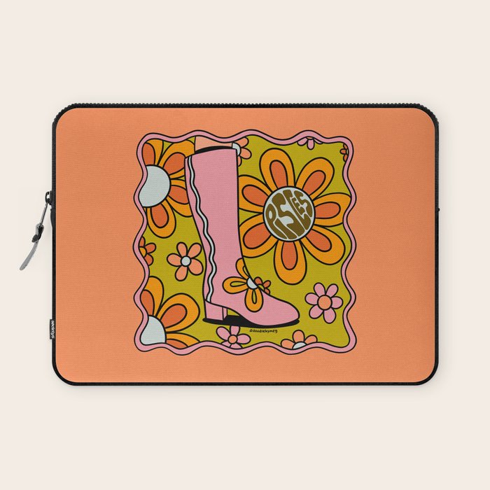 Pisces Groovy Boots Laptop Sleeve Gallery Image 1