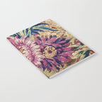 Antique French Gobelins Floral Textile Print Notebook Gallery Image 2