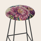 Antique French Gobelins Floral Textile Print Stool Gallery Image 2