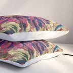 Antique French Gobelins Floral Textile Print Pillow Sham Gallery Image 3