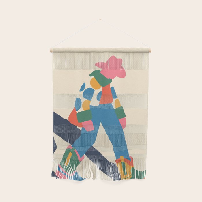 Color Block Cowboy Stroll Wall Hanging Gallery Image 1