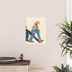 Color Block Cowboy Stroll Poster Gallery Image 2