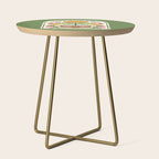 Let your Love Bloom Floral Folk Art Side Table Gallery Image 1