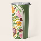 Let your Love Bloom Floral Folk Art Travel Mug Gallery Image 2
