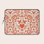 Folkart doves and deer occult pattern  Laptop Sleeve Gallery Image 1