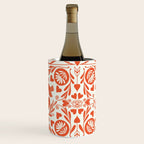 Folkart doves and deer occult pattern  Wine Chiller Gallery Image 3