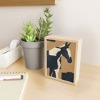 Abstract Minimal Horse 6 Mini Art Print Gallery Image 2