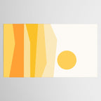 Abstract Landscape 09 Yellow Tablecloth Gallery Image 2
