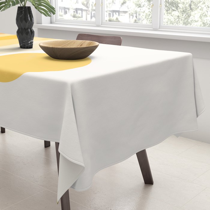Abstract Landscape 09 Yellow Tablecloth Gallery Image 3