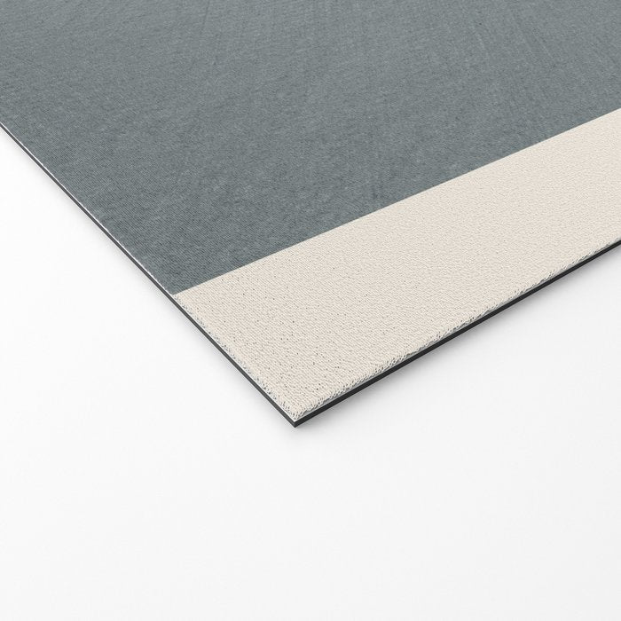 Gray Color Block Black Lines Minimal Artwork Welcome Mat Gallery Image 2