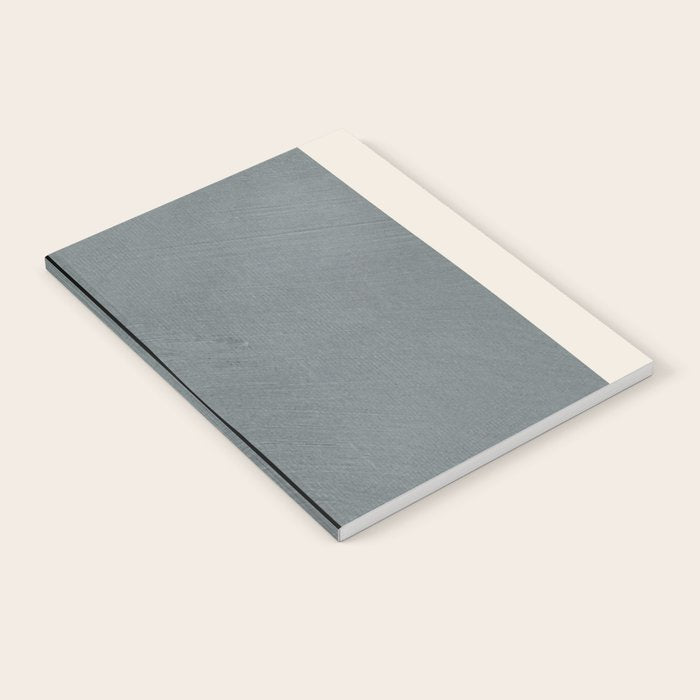Gray Color Block Black Lines Minimal Artwork Notebook Gallery Image 1