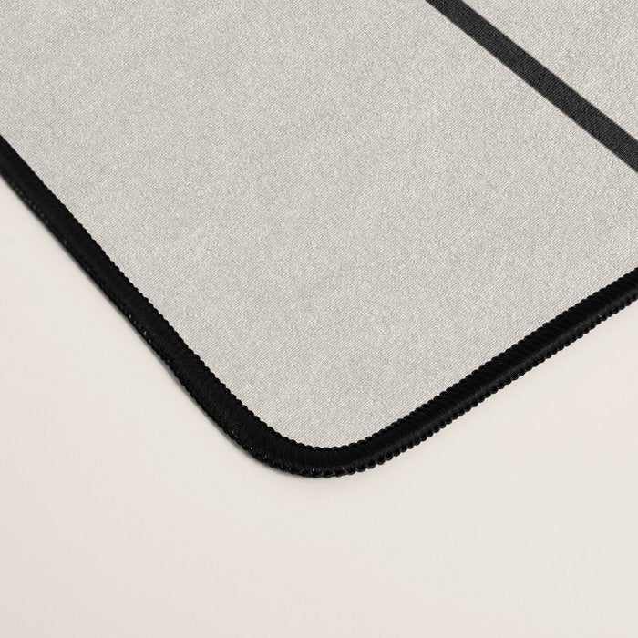 Gray Color Block Black Lines Minimal Artwork Desk Mat Gallery Image 4