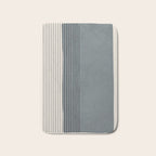 Gray Color Block Black Lines Minimal Artwork Bath Mat Gallery Image 1