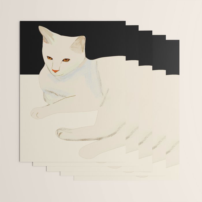Minimal Abstract Art Cat 6 Wrapping Paper Gallery Image 3
