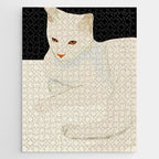 Minimal Abstract Art Cat 6 Jigsaw Puzzle Gallery Image 1