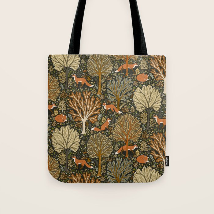 Woodland Fox Tote Bag Gallery Image 1