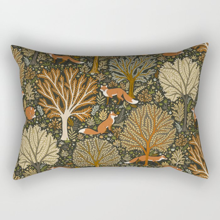 Woodland Fox Rectangular Pillow Gallery Image 1