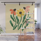 Brown Eyed Susans Flower Market Wall Mural Gallery Image 1