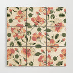 Modern tropical garden WGP Wood Wall Art Gallery Image 1