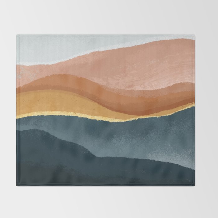 Calming Waves Throw Blanket Gallery Image 2