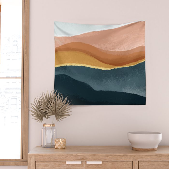 Calming Waves Wall Tapestry Gallery Image 2