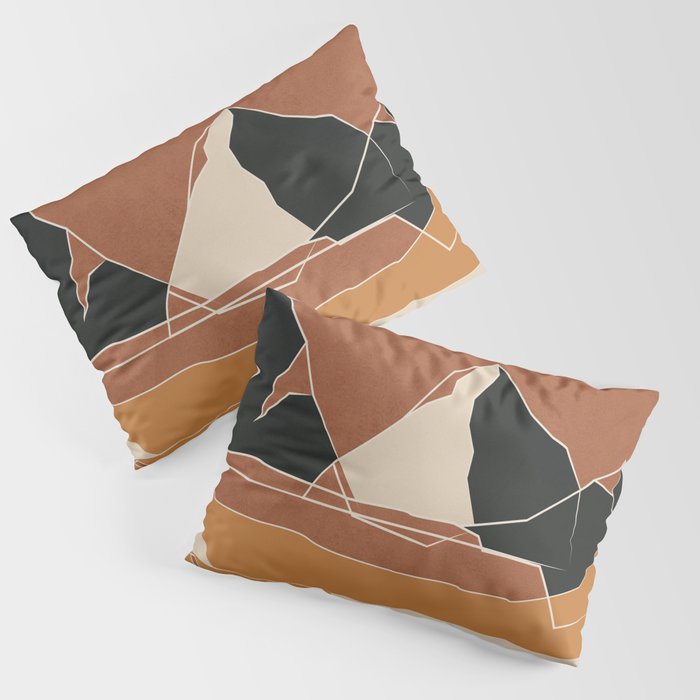 Minimal Abstract Art Landscape 03 Pillow Sham Gallery Image 3