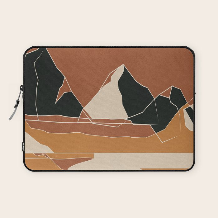 Minimal Abstract Art Landscape 03 Laptop Sleeve Gallery Image 1