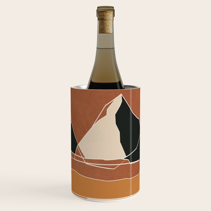 Minimal Abstract Art Landscape 03 Wine Chiller Gallery Image 1