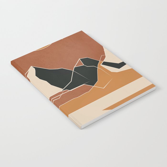 Minimal Abstract Art Landscape 03 Notebook Gallery Image 1