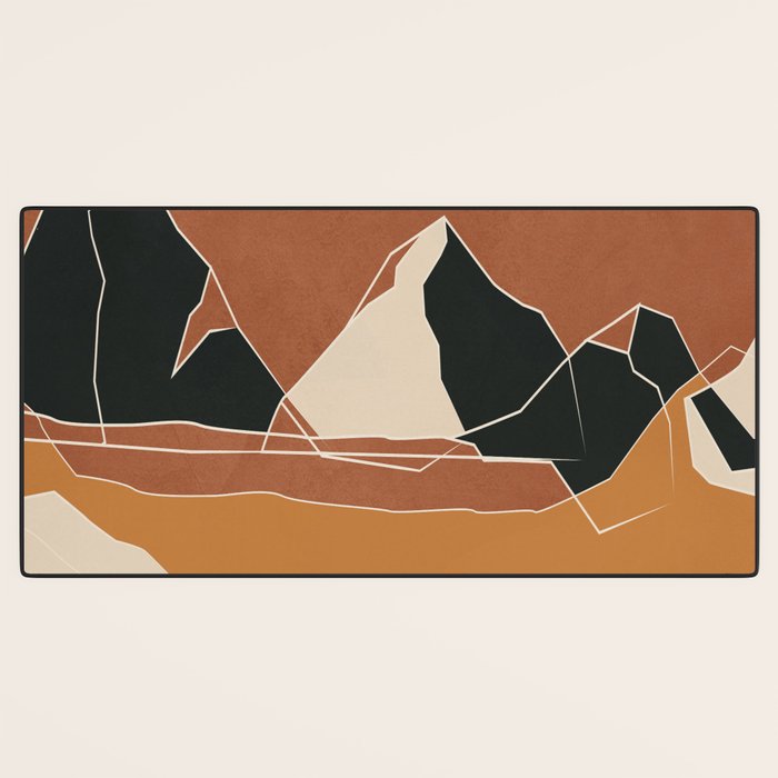 Minimal Abstract Art Landscape 03 Desk Mat Gallery Image 3