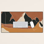 Minimal Abstract Art Landscape 03 Desk Mat Gallery Image 1