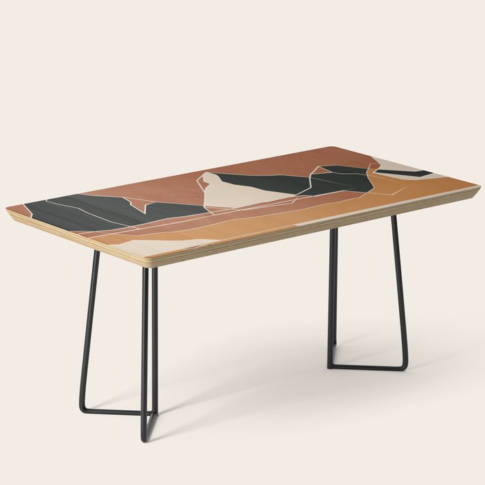 Minimal Abstract Art Landscape 03 Coffee Table Gallery Image 1