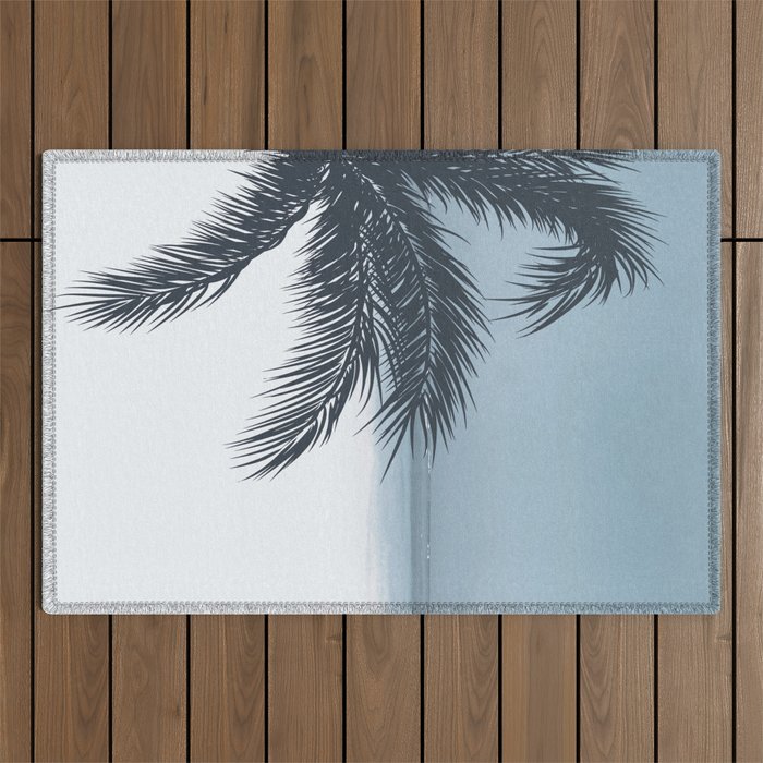 Palm and Ocean Outdoor Rug Gallery Image 1