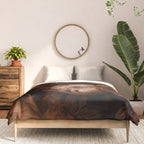 Victorian Grandeur Large Flowers Brown Comforter Gallery Image 3