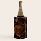 Victorian Grandeur Large Flowers Brown Wine Chiller Gallery Image 3