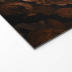 Victorian Grandeur Large Flowers Brown Welcome Mat Gallery Image 2