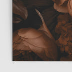 Victorian Grandeur Large Flowers Brown Poster Gallery Image 3