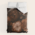 Victorian Grandeur Large Flowers Brown Comforter Gallery Image 6