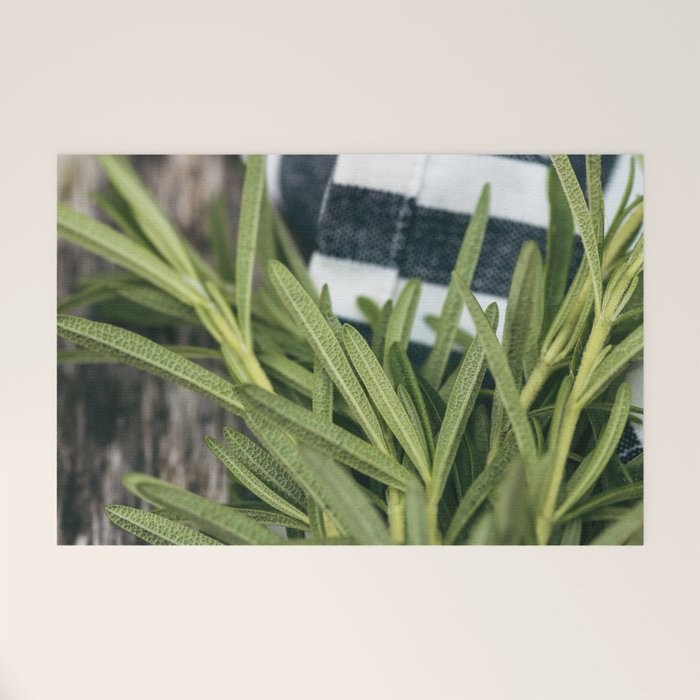 Rosemary Stripe Welcome Mat Gallery Image 1