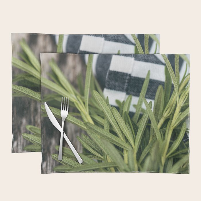 Rosemary Stripe Placemat Gallery Image 1