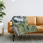 Rosemary Stripe Throw Blanket Gallery Image 1