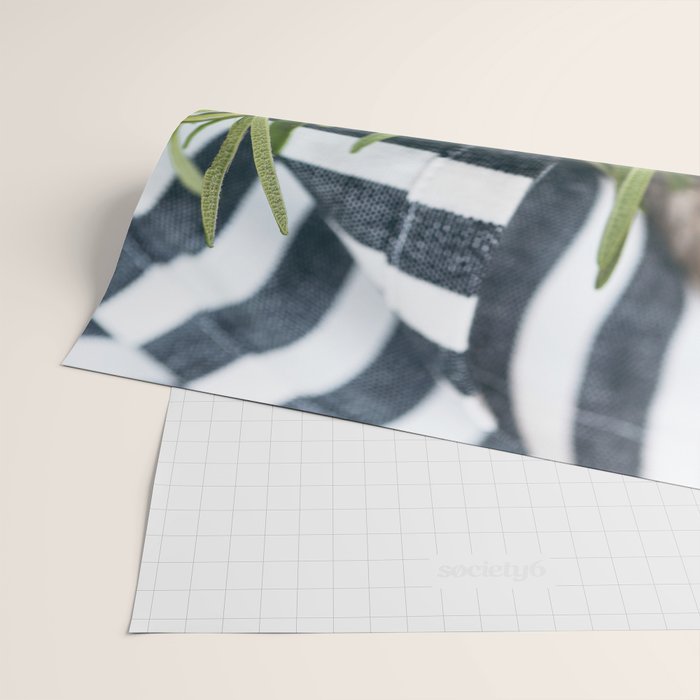 Rosemary Stripe Wrapping Paper Gallery Image 2